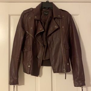 Members only vegan leather jacket